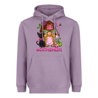 Lavender cat mom  life gnome Heavyweight Hoodie - BarkalooDesign