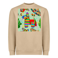 Mushroom pinata seamless pattern Heavyweight Sweatshirt - BundleAndBundleShop