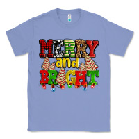 Colony Blue merry and bright with christmas tree  cakes ado Classic Tee - AdoDesignShop