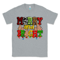 Heather Grey merry and bright with christmas tree  cakes ado Classic Tee - AdoDesignShop