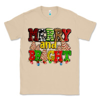 Mushroom merry and bright with christmas tree  cakes ado Classic Tee - AdoDesignShop