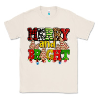 Natural merry and bright with christmas tree  cakes ado Classic Tee - AdoDesignShop