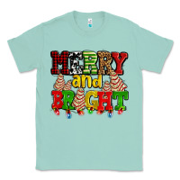 Seafoam merry and bright with christmas tree  cakes ado Classic Tee - AdoDesignShop