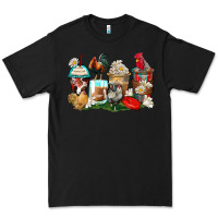 Black rooster coffee cups Premium Tee - Zillion Design Studio