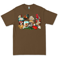 Cacao rooster coffee cups Premium Tee - Zillion Design Studio