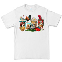 Rooster Coffee Cups Premium Tee | Teevron