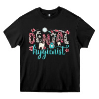 Black dental hygienist Heavy Core Tee - Zillion Design Studio