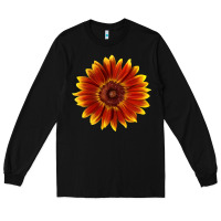 Black little becka sunflower Long Sleeve Tee - LillyAllenDesigns
