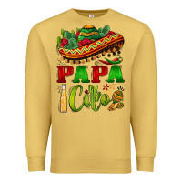 Antique Gold papa cito sombrero Premium Sweatshirt - BarkalooDesign