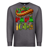 Charcoal Heather papa cito sombrero Premium Sweatshirt - BarkalooDesign