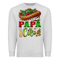 Dove Grey papa cito sombrero Premium Sweatshirt - BarkalooDesign