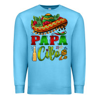 Ocean Blue papa cito sombrero Premium Sweatshirt - BarkalooDesign