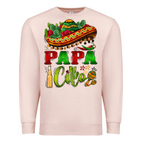 Pale Pink papa cito sombrero Premium Sweatshirt - BarkalooDesign