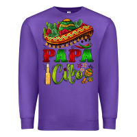 Purple papa cito sombrero Premium Sweatshirt - BarkalooDesign