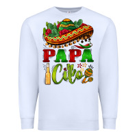 White papa cito sombrero Premium Sweatshirt - BarkalooDesign