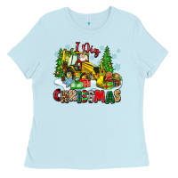 Baby Blue i dig christmas Ladies Tee - Zillion Design Studio