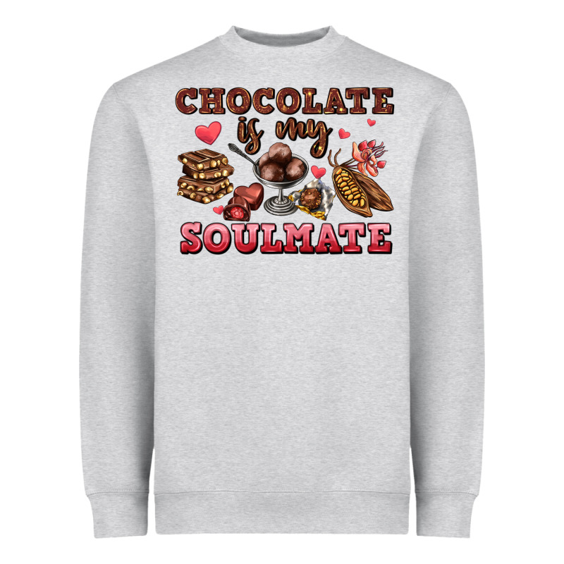 Chocolate Is My Soulmate Heavyweight Sweatshirt by AdoDesignShop | Teevron