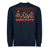 Navy chocolate is my soulmate Heavyweight Sweatshirt - AdoDesignShop