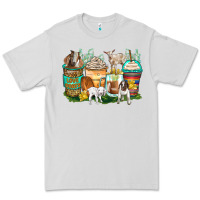 Dove Grey goats coffee cups Premium Tee - Zillion Design Studio