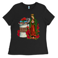 Our Lady Of Guadalupe Coffee Ladies Tee | Teevron