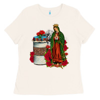 Bone our lady of guadalupe coffee Ladies Tee - JahusDesignShop