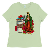 Matcha our lady of guadalupe coffee Ladies Tee - JahusDesignShop