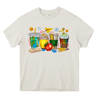 Cream teacher coffee cups tbw Heavy Core Tee - texasbilliewilder
