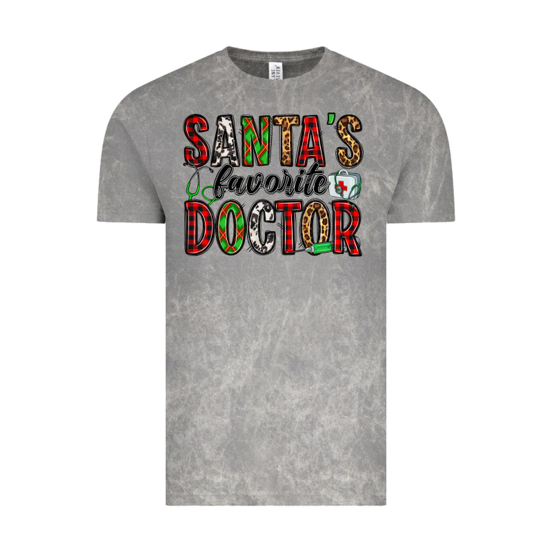 Santa's Favorite Doctor Vintage Tee by Jasminsmagicworld | Teevron