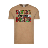 Vintage Coffee santa's favorite doctor Vintage Tee - Jasminsmagicworld
