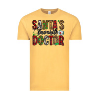 Vintage Mustard santa's favorite doctor Vintage Tee - Jasminsmagicworld