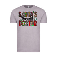 Vintage Zinc santa's favorite doctor Vintage Tee - Jasminsmagicworld