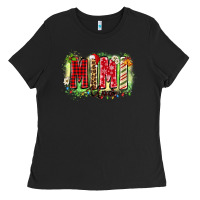 Black mimi claus Ladies Tee - Zillion Design Studio