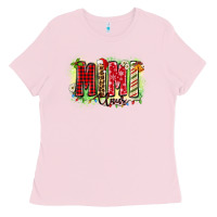 Bubblegum Pink mimi claus Ladies Tee - Zillion Design Studio