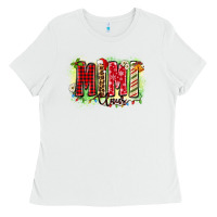 White mimi claus Ladies Tee - Zillion Design Studio