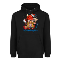 Black secretary life gnome Heavyweight Hoodie - BarkalooDesign