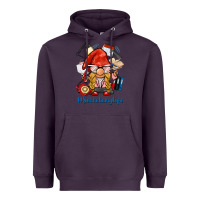 Plum secretary life gnome Heavyweight Hoodie - BarkalooDesign