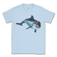 Dusty Blue bottlenose dolphin Classic Tee - LillyAllenDesigns