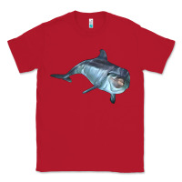 Red bottlenose dolphin Classic Tee - LillyAllenDesigns