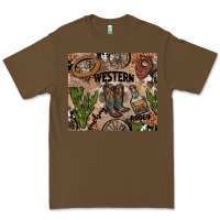 Cacao western rodeo Premium Tee - AdoDesignShop
