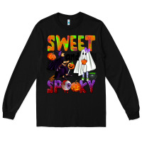 Black Sweet and spooky Long Sleeve Tee - NancyCooperArtShop