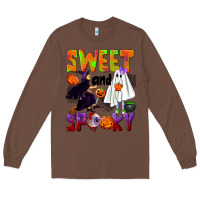 Chestnut Sweet and spooky Long Sleeve Tee - NancyCooperArtShop