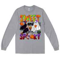 Heather Grey Sweet and spooky Long Sleeve Tee - NancyCooperArtShop