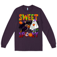 Plum Sweet and spooky Long Sleeve Tee - NancyCooperArtShop