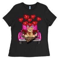 Valentine's Day Tedybear Truck Ladies Tee | Teevron