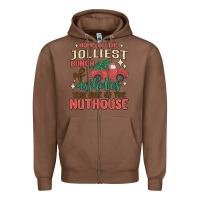 Chestnut home of the jollıest bunch of assholes thıs sıd Zipper Hoodie - MaliasSmallBusiness