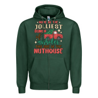 Sports Green home of the jollıest bunch of assholes thıs sıd Zipper Hoodie - MaliasSmallBusiness