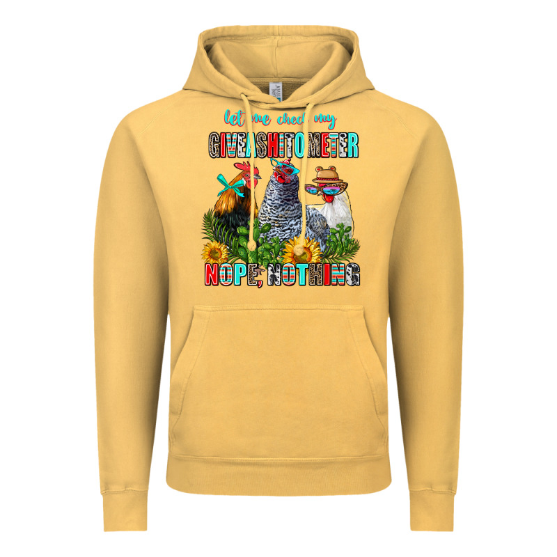 Let Me Check My Giveashitometer Nope Nothing Vintage Hoodie by AdoDesignShop | Teevron