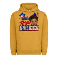 Pigment Peanut Butter little mister america black boy Urban Hoodie - CowGirlArtShop