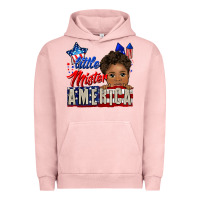 Pigment Salmon little mister america black boy Urban Hoodie - CowGirlArtShop