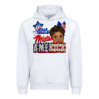 White little mister america black boy Urban Hoodie - CowGirlArtShop